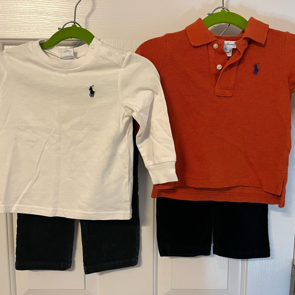 12M Baby Boy Ralph Lauren outfits mix and match